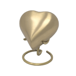 Bronze Heart Keepsake with Stand