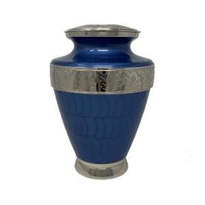 Ocean Pearl Blue Urn Large