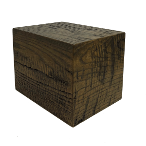 Circular Sawn Oak Urn Large