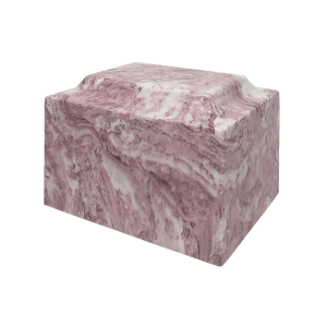 Classic Wild Rose Cultured Marble Urn Vault Large