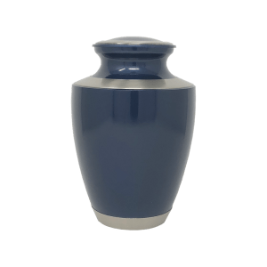 Modern Moonlight Blue Urn Large