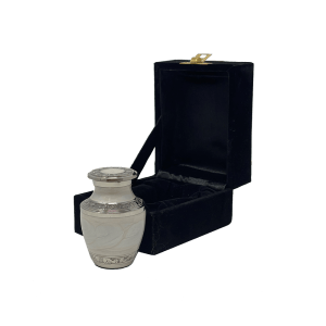 White Mother of Pearl Keepsake