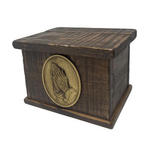 Rustic Country Praying Hands Urn Large