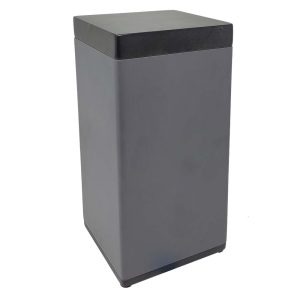 Haven Slate Gray Wooden Urn Large